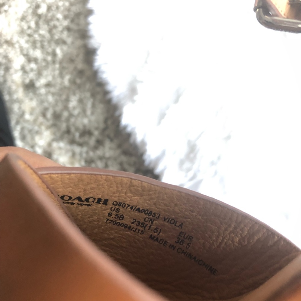 AUTHENTIC COACH ASTOR CLOG PLATFORMS - Picture 3 of 6